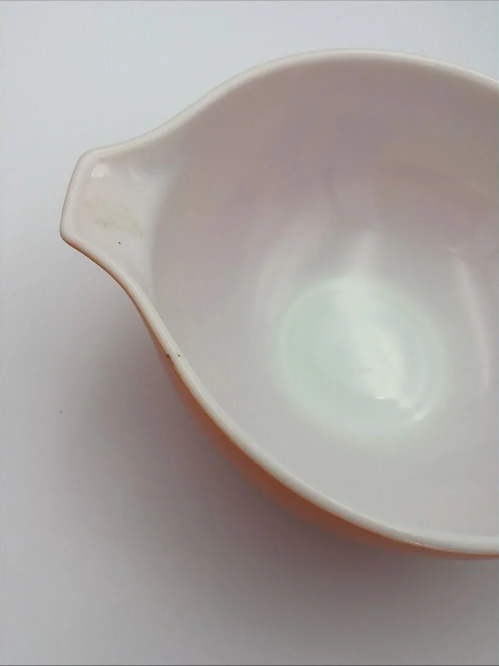 Pyrex Autumn Harvest Wheat #443 Cinderella Mixing Bowl 2.5L Orange Vintage 1978